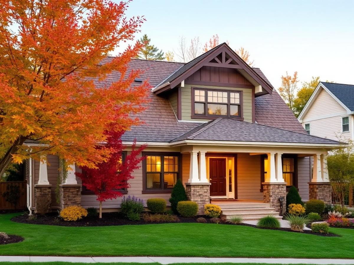 Craftsman home with cedar shake roof